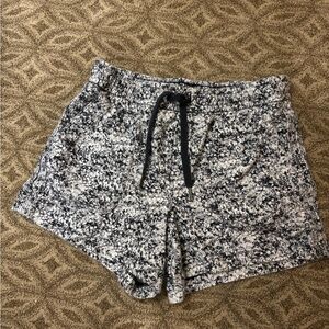 Athleta Black and White Athletic Shorts